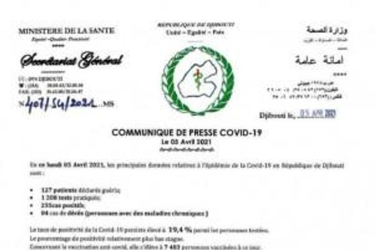 Ministere de la Santé de Djibouti