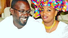 Aïda Mbacké tout sourire avec son époux Khadim Ndiaye