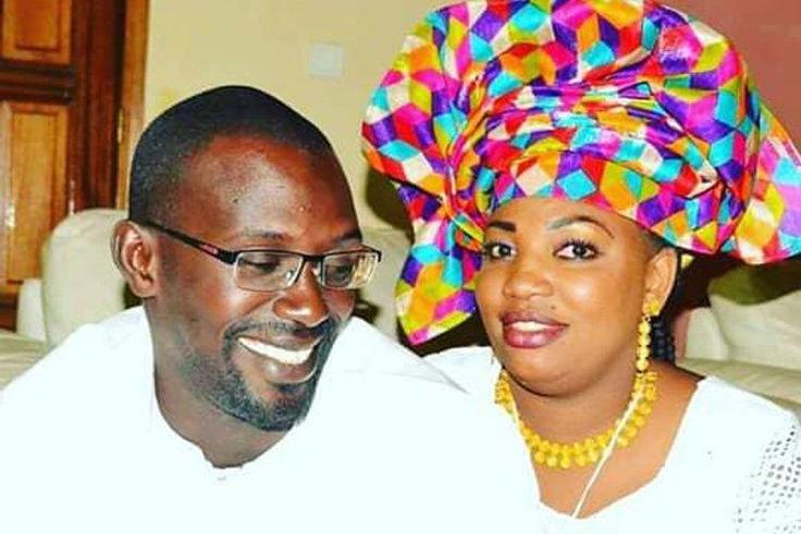 Aïda Mbacké tout sourire avec son époux Khadim Ndiaye