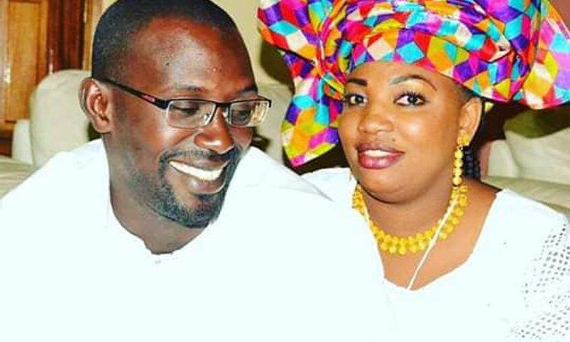 Aïda Mbacké tout sourire avec son époux Khadim Ndiaye