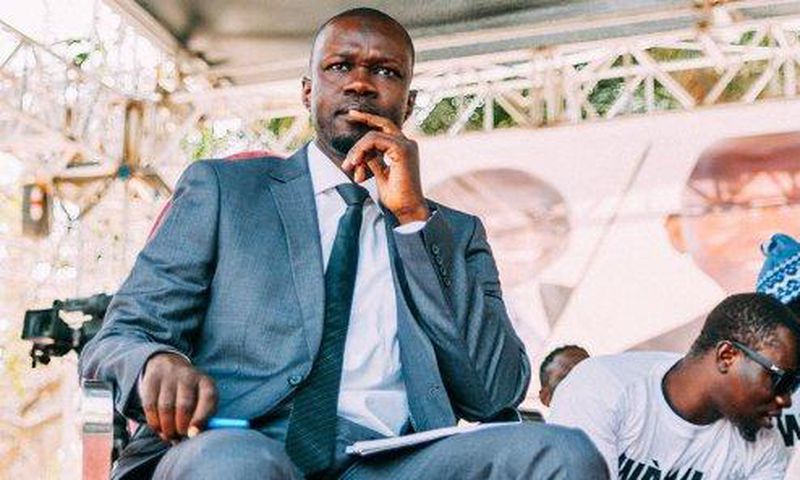 Ousmane Sonko pensif