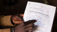 Certificat de non inscription de naissance