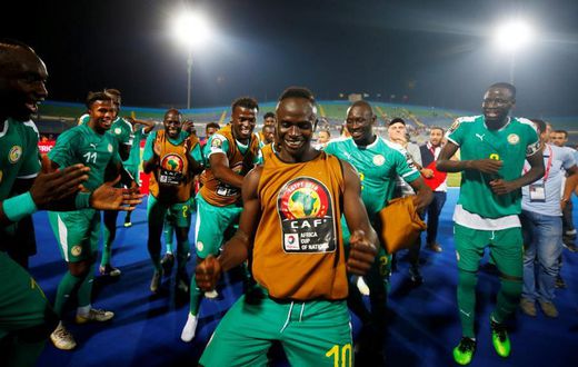 Les lions de la téranga célèbrent une victoire lors de la CAN 2019