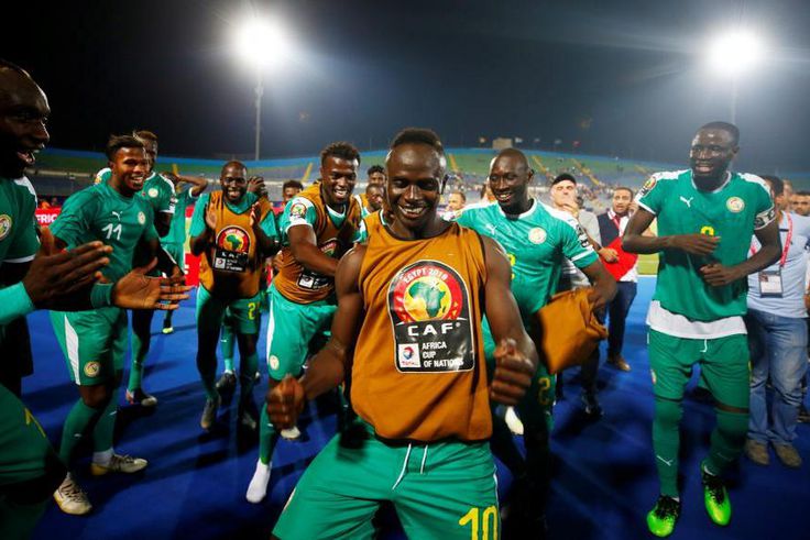 Les lions de la téranga célèbrent une victoire lors de la CAN 2019