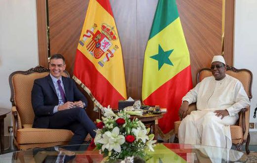 Macky Sall reçoit Pedro Sànchez au palais