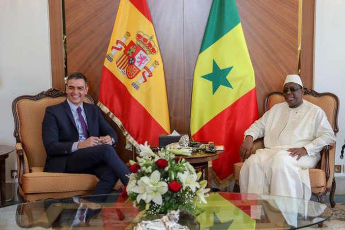 Macky Sall reçoit Pedro Sànchez au palais