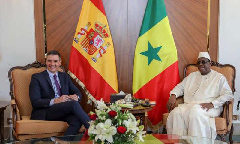 Macky Sall reçoit Pedro Sànchez au palais