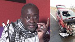 La voiture de Koromack Faye fait plusieurs tonneaux sur l'autoroute à péage