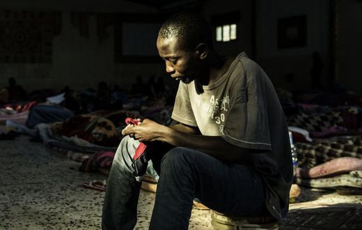 Migrants Libye