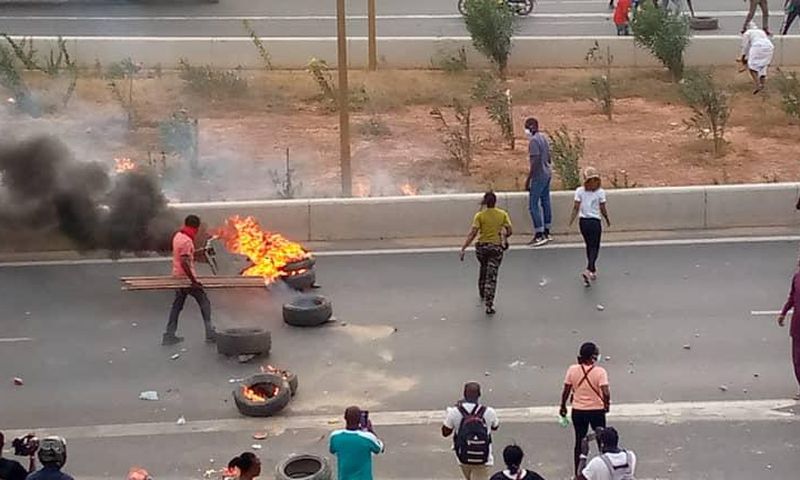Des manifestants ont envahi la VDN
