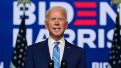 Joe Biden on November 4 in Wilmington, Delaware.