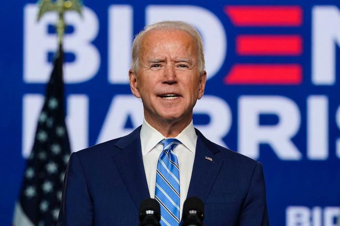Joe Biden on November 4 in Wilmington, Delaware.