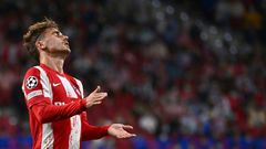Antoine Griezmann was whistled by some of the Atletico Madrid fans during Wednesday's Champions League game against Porto.