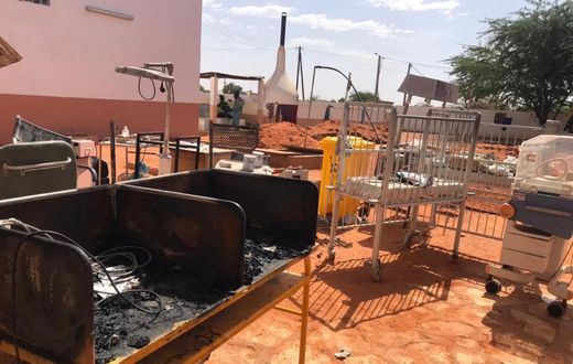 Incendie Hopital Magatte Lo de Linguère