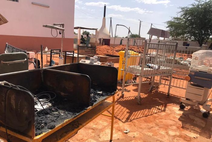 Incendie Hopital Magatte Lo de Linguère