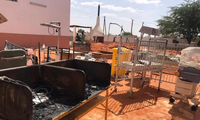 Incendie Hopital Magatte Lo de Linguère