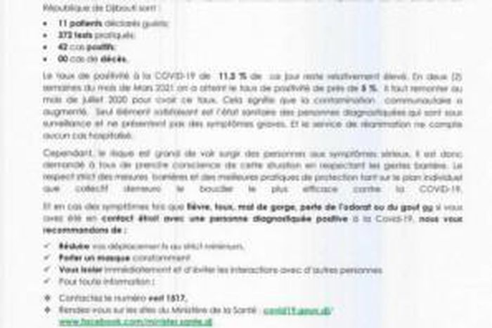 Ministere de la Santé de Djibouti