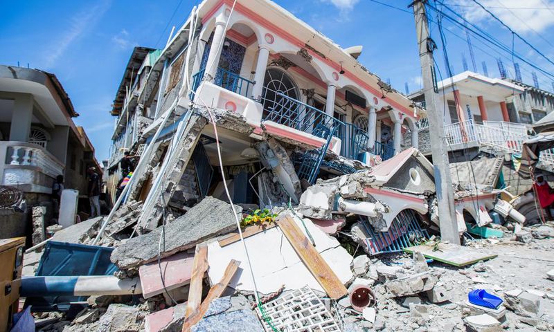 A magnitude 7.2  earthquake hit Haiti on August 14, 2021.