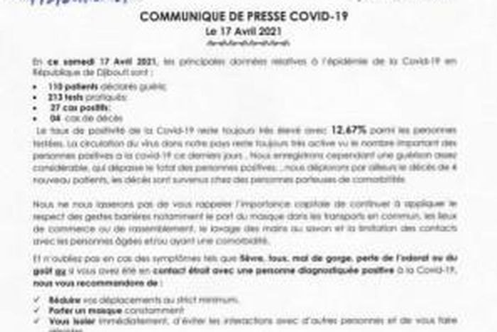 Ministere de la Santé de Djibouti