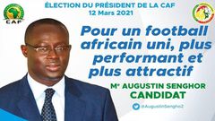Augustin Senghor officiellement candidat à la présidence de la CAF