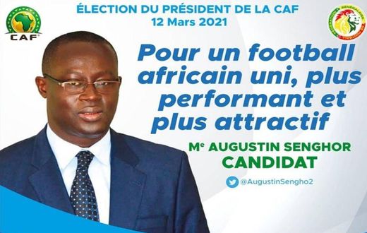 Augustin Senghor officiellement candidat à la présidence de la CAF