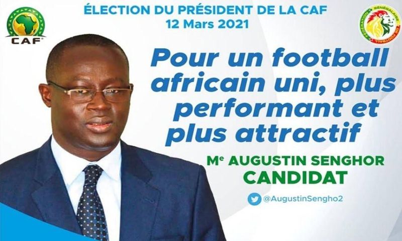 Augustin Senghor officiellement candidat à la présidence de la CAF