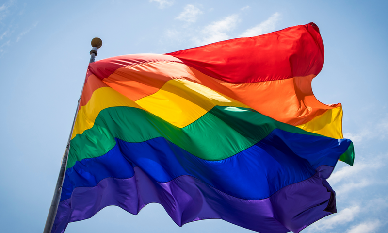 LGBTQ rainbow flag