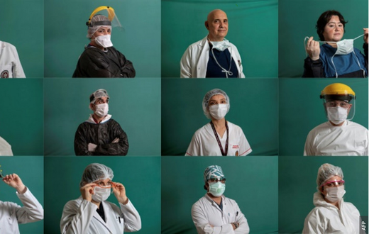Les équipes médicales turques ont été en première ligne pour traiter les patients atteints de COVID-19 - mais la maladie s'est propagée, dépassant 34 000 cas et 725 décès lundi