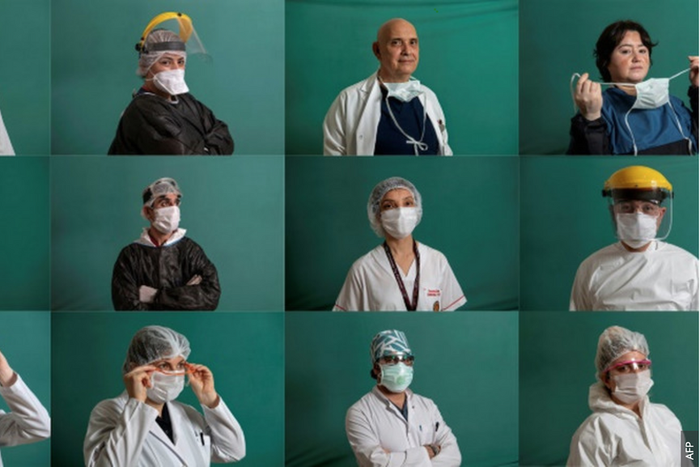 Les équipes médicales turques ont été en première ligne pour traiter les patients atteints de COVID-19 - mais la maladie s'est propagée, dépassant 34 000 cas et 725 décès lundi