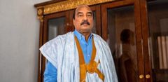 Mohamed Ould Abdelaziz, à Nouakchott, le 12 avril 2021
