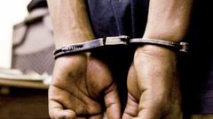 A man in handcuffs