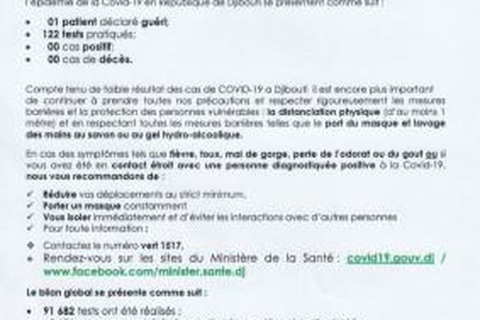 Ministere de la Santé de Djibouti