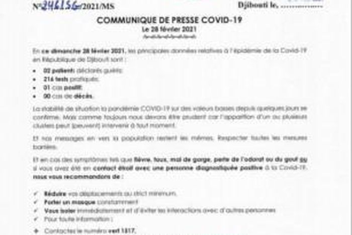 Ministere de la Santé de Djibouti