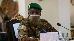 Mali coup leader Colonel Assimi Goita.