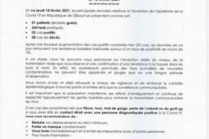 Ministere de la Santé de Djibouti