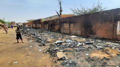Incendie Niamey ecole