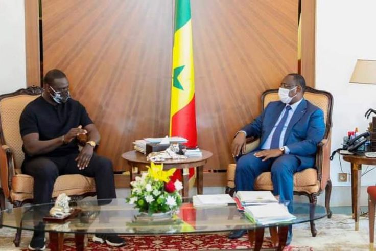 Omar Sy reçu par Macky Sall