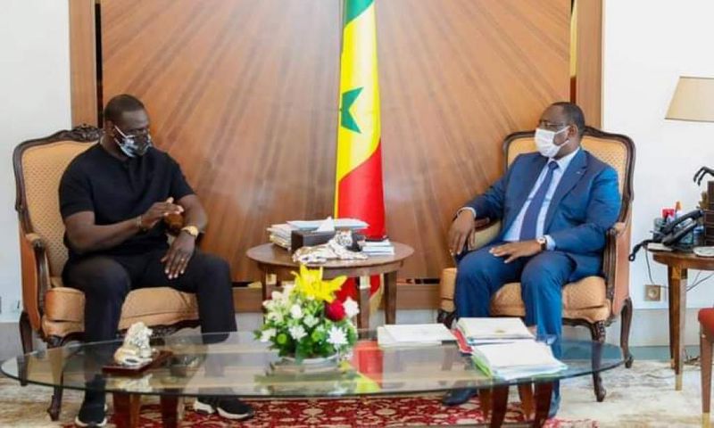 Omar Sy reçu par Macky Sall