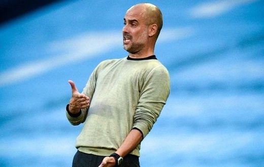 Pep Guardiola lors de Manchester City-Real Madrid©Maxppp