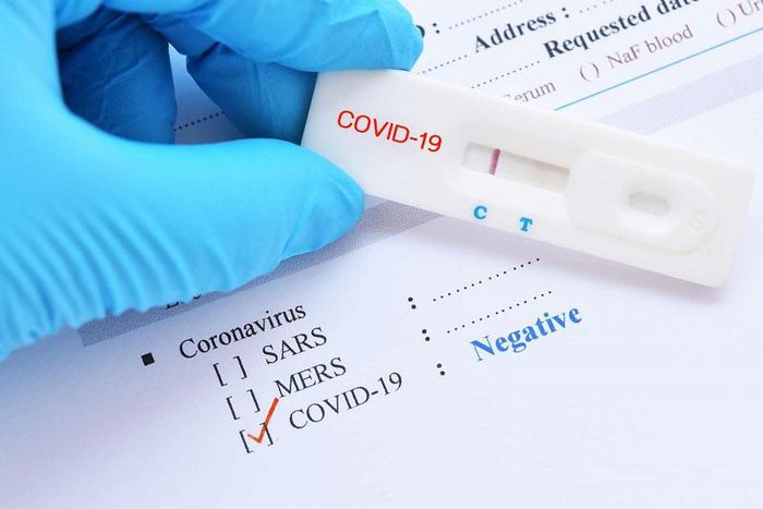 Test coronavirus negatif