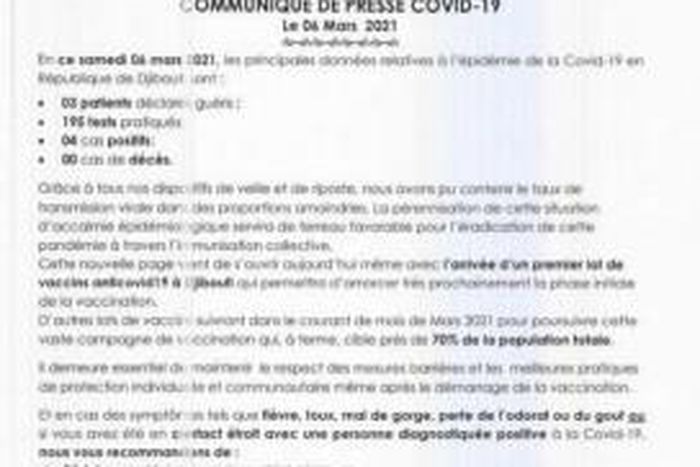 Ministere de la Santé de Djibouti