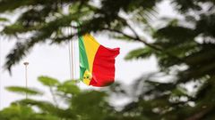 Drapeau en berne Sénégal deuil national