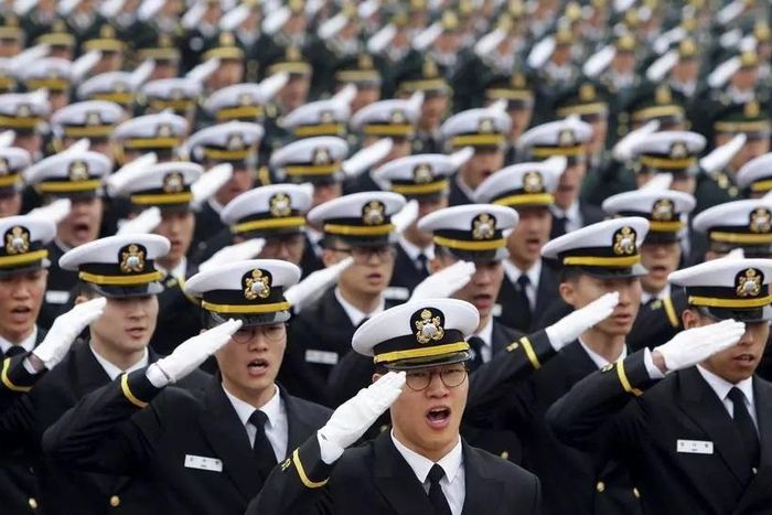 Militaires sud-coréens lors d'une cérémonie de mise en service militaire à Gyeryongdae, le principal complexe militaire de la Corée du Sud, le 4 mars 2016 à Gyeryong (photo d'illustration) 路透社