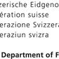 Federal Department of Foreign Affairs Switzerland