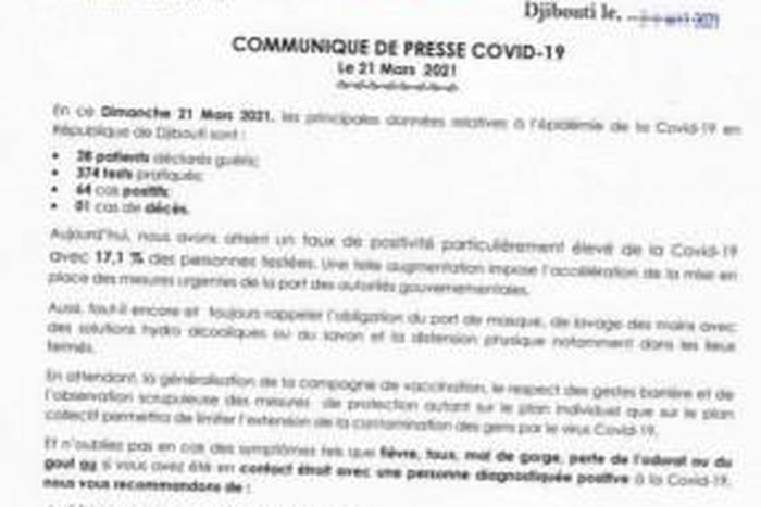 Ministere de la Santé de Djibouti