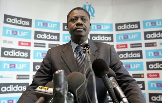 Former president of Marseille football club Pape Diouf