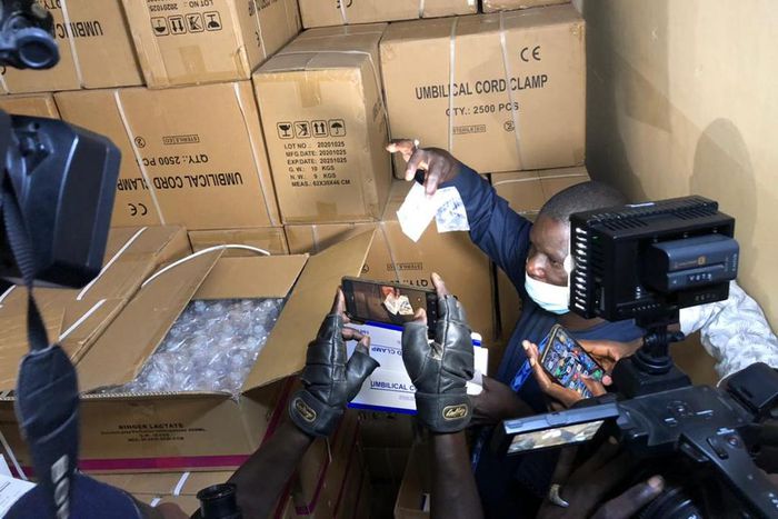 Saisie de médicaments