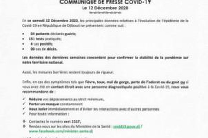 Ministere de la Santé de Djibouti