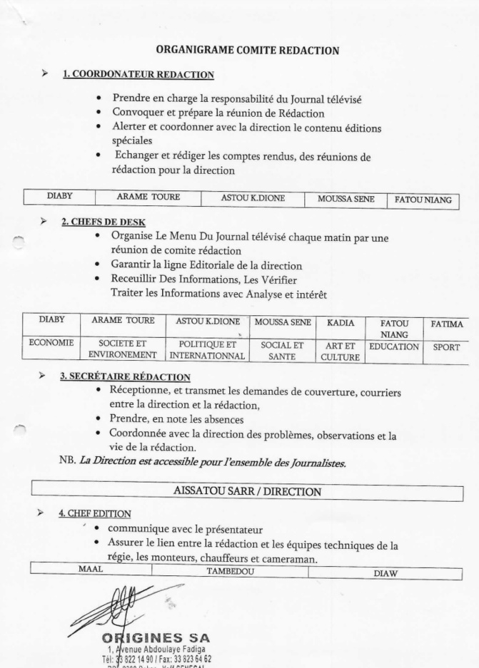 rédaction 2sTV