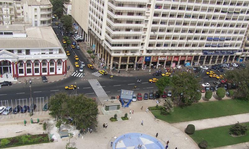 Place de l'independance dakar ( senegal )
